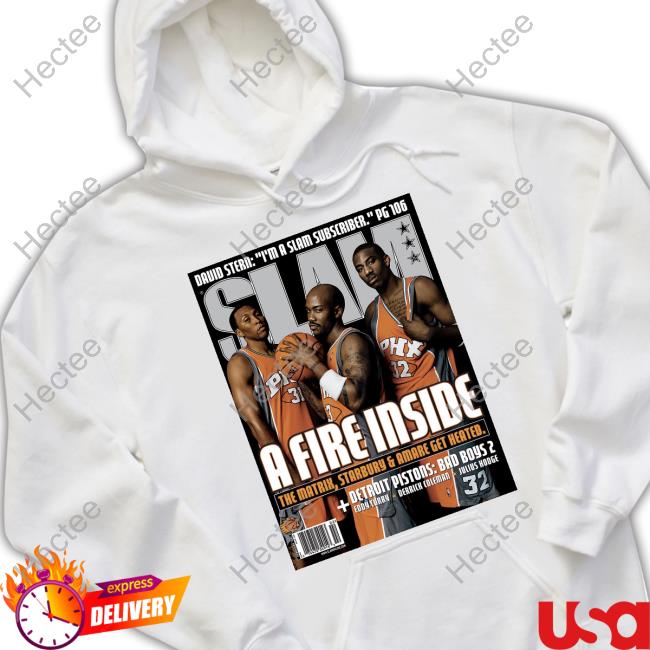 David Stern Im A Slam Subscriber Pg 106 A Fire Inside The Matrix Starbury & Amare Get Heated Shirt