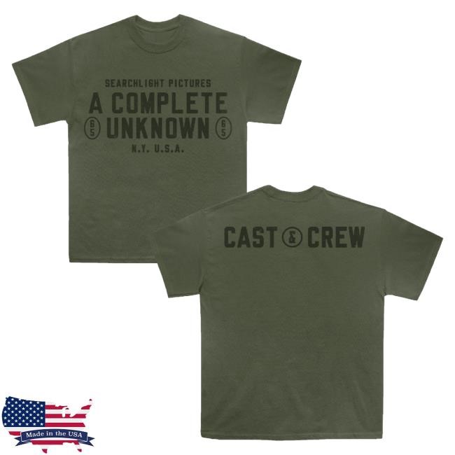 Searchlight Pictures Merch A Complete Unknown Cast & Crew Unisex Sweatshirt