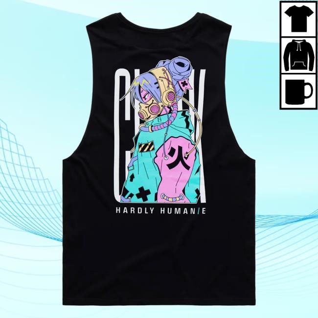 Cloak Hardly Humane Muscle T Shirts Cloak Brand Merch Store