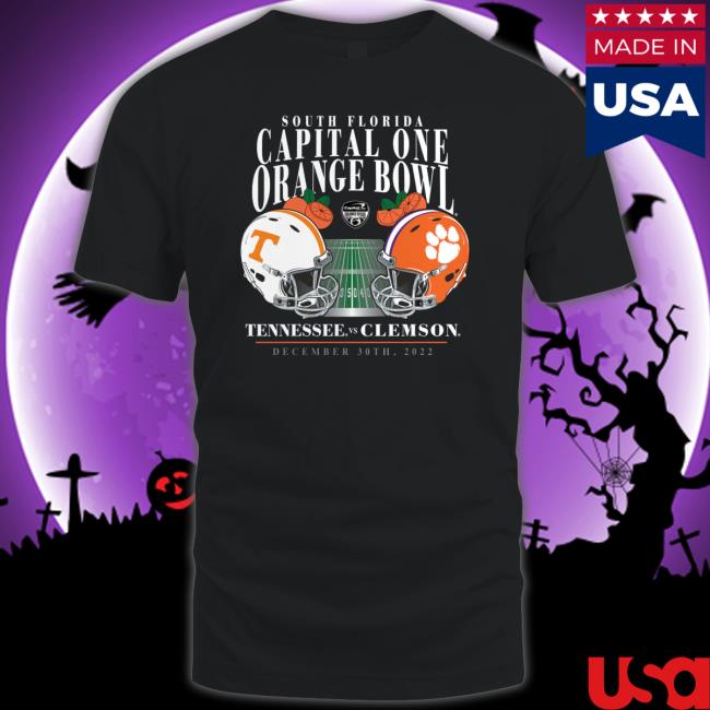 Tennessee Volunteers Vs Clemson Tigers South Florida Capital One Orange Bowl 2022 Hoodie Tennessee Volunteers Vs Clemson Tigers South Florida Capital One Orange Bowl 2022 Sweatshirts