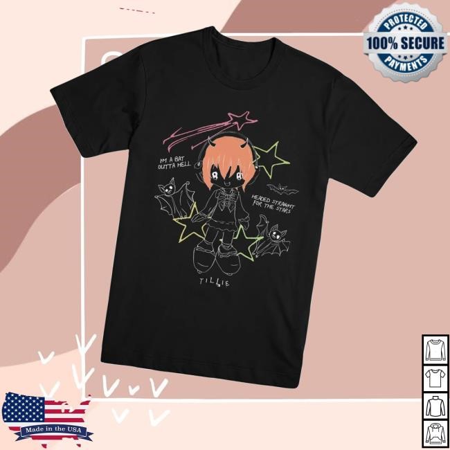 Whoistillie Merch Store Shop Bat Outta Hell Manga Sweatshirt