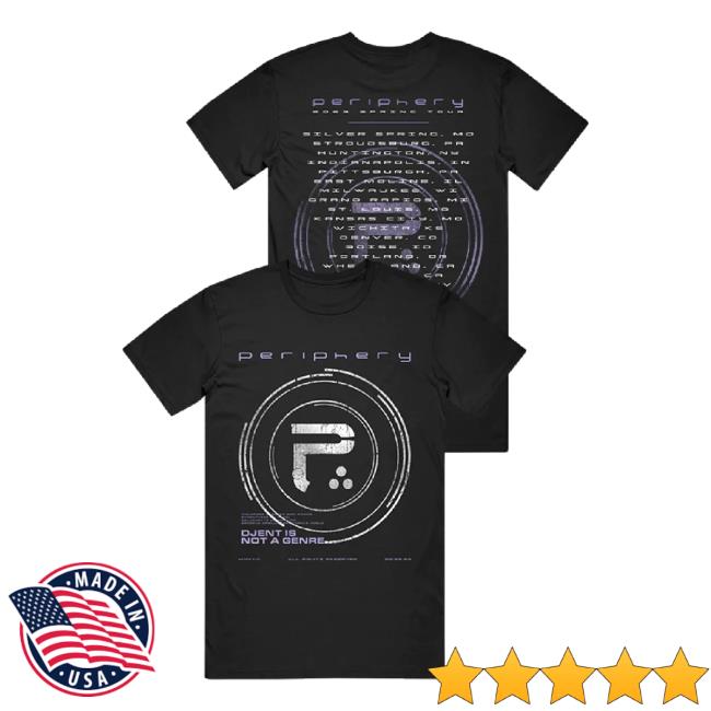 Original Djent Tour Hoodie (Black) Periphery Shop