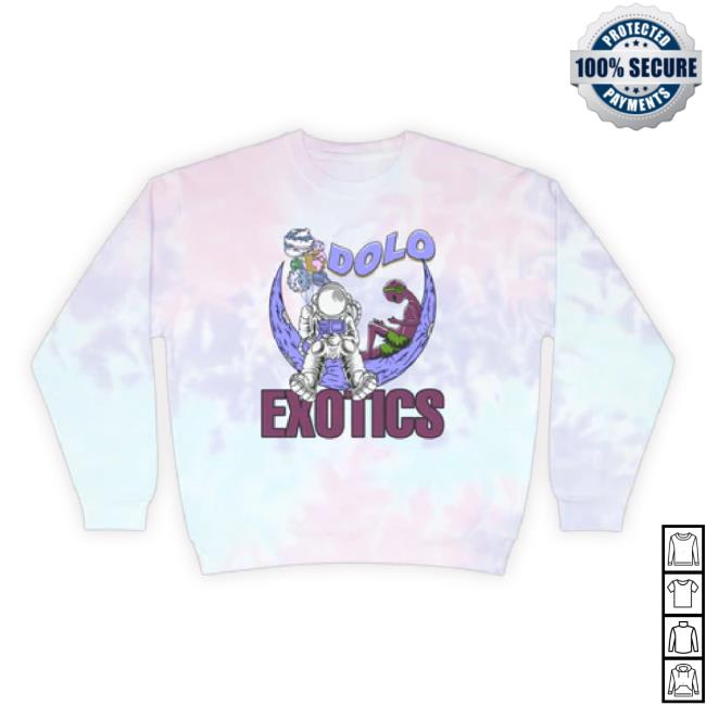 Trending Dolo Exotics Merch Store Dolo Exotics Dolo On The Moon Tie-Dye Shirt Doloexotics Shop