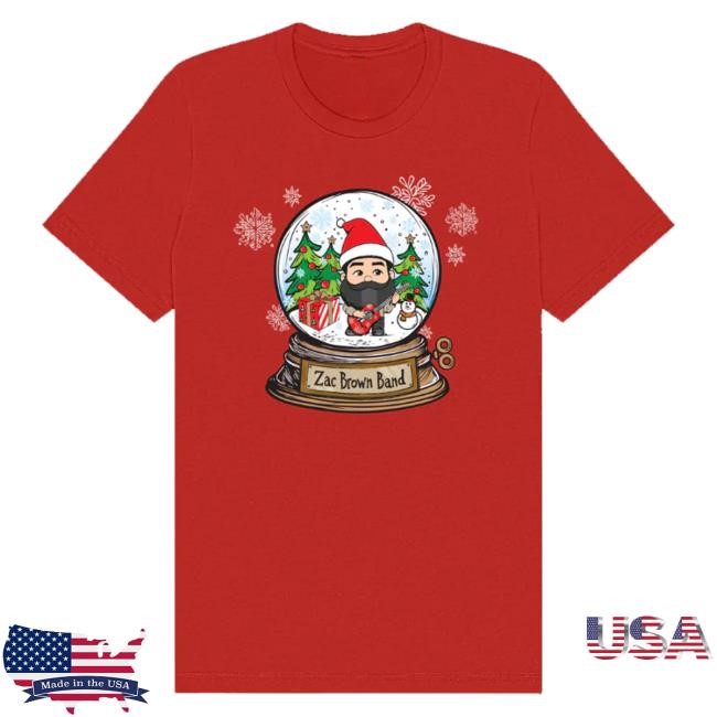 Zac Brown Band Official Store Red Snow Globe Sweatshirt