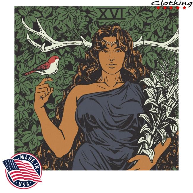 United State Of Indiana Merch Store Midwest Goddess Tee