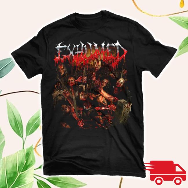Original Exhumed "Your Funeral" Shirts Relapse Shop