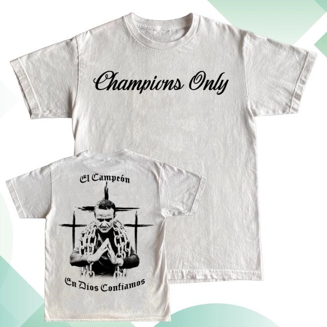 Official Champions Only In God We Trust New Shirt