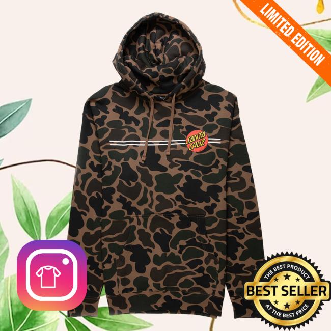Official Tillys Merch Store Shop Santa Cruz Classic Dot Camo Mens Sweatshirt Tillys Apparel Clothing