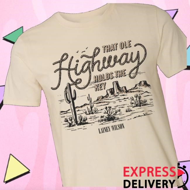 Lainey Wilson Official Highway Tee Shirt