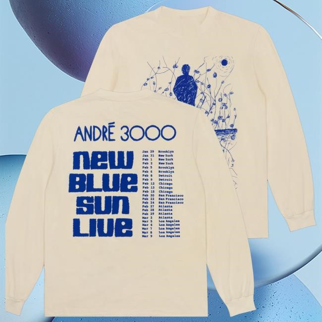 Andre 3000 Merch André Sketch Tour Longsleeve Shirts