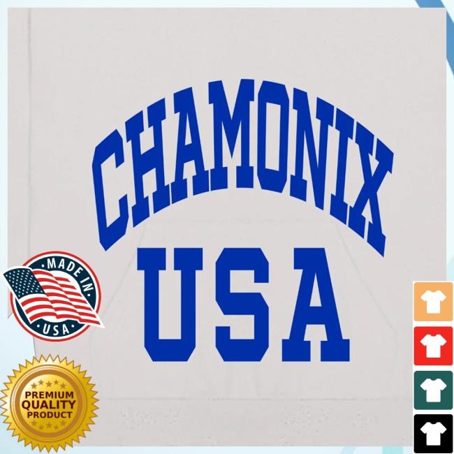 Chamonix House Merch Shop Chamonix Usa Hooded Sweatshirt