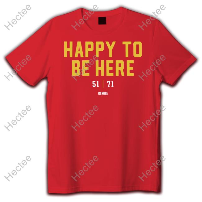 Nate Herbig Wearing Happy To Be Here 51 71 Long Sleeve Tee Shirt