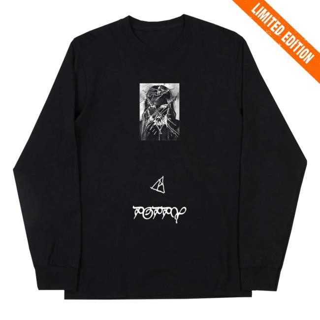 Poppy Merch Negative Face Longsleeve New Shirt