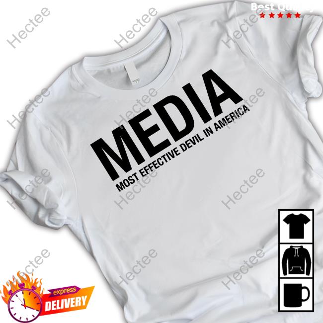 Robert W Malone, Md Wearing Media Most Effective Devil In America Shirts