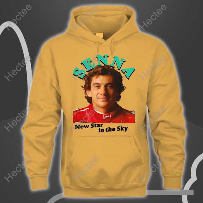 Lewis Hamilton Wearing Senna New Star In The Sky Long Sleeve T Shirt