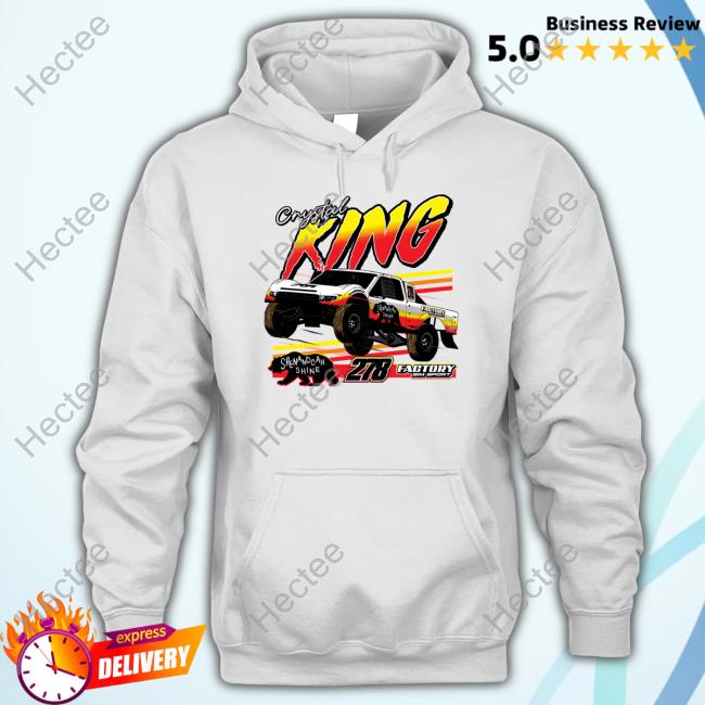Shenandoah Shine Shop Crystal King Hooded Sweatshirt