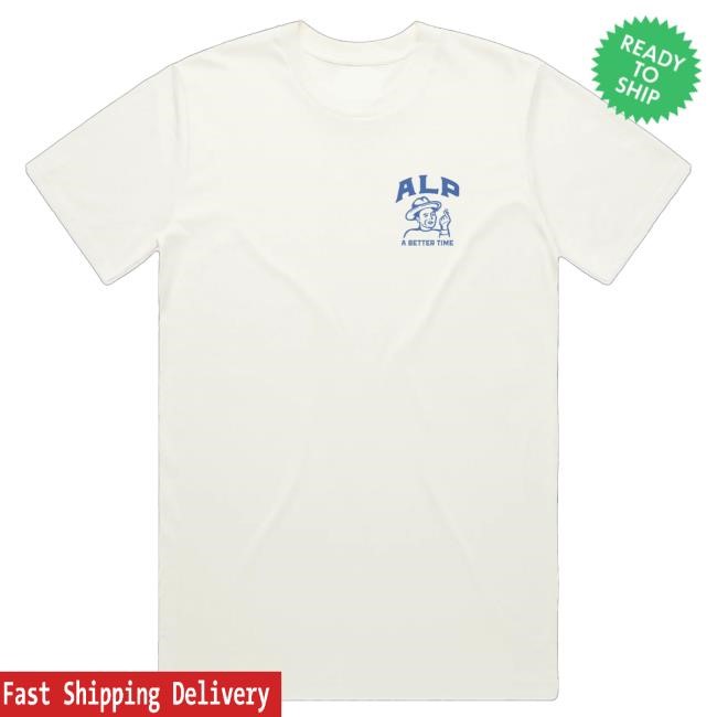 Official Alp Pouch Merch Alp A Better Time New Shirt Cream