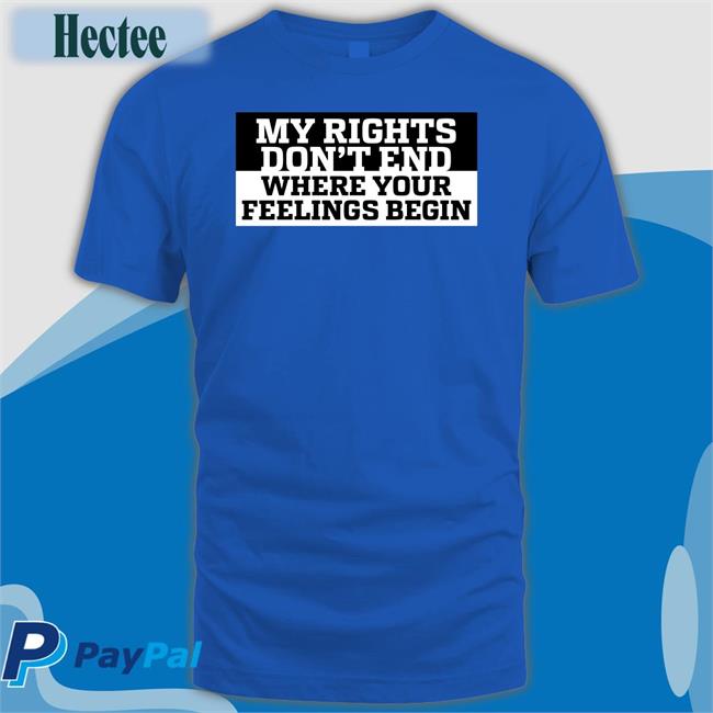 Kyle Rittenhouse My Rights Where Your Feelings Begin Tee