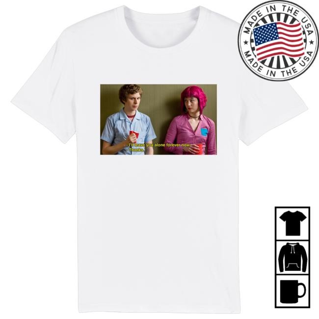 Official Family Store Uk Merch Scott Pilgrim White Tee By Brandt Tee