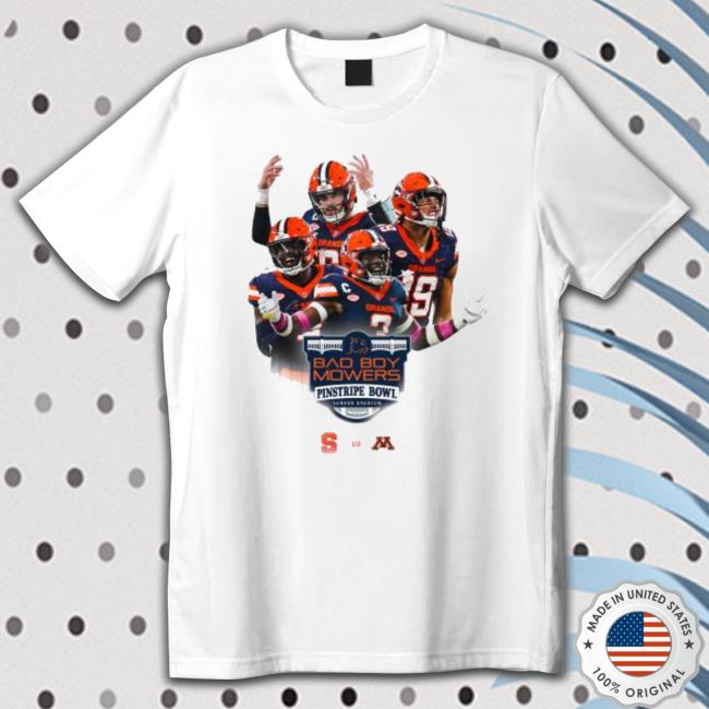 Bad Boy Mowers Pinstripe Bowl Yankee Stadium Shirts