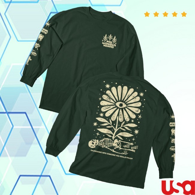 Loneliest Place On Earth Merch Store The Wonder Years Wolf Tattoo Crewneck Sweatshirt