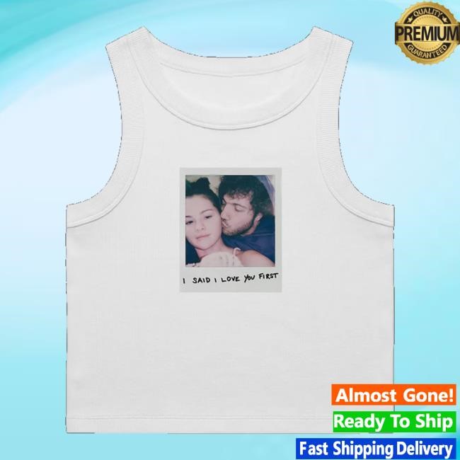 Selena Gomez Merch Store I Said I Love You First - Photo Sweatshirt