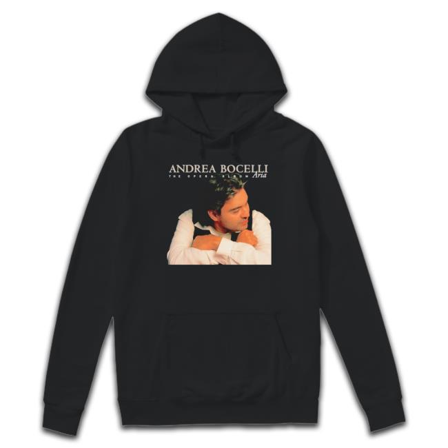 1998 Andrea Bocelli Vintage Aria The Opera Album Tour Hoodie