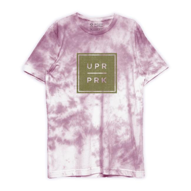 Official Upper Park Clothing Merch Store Box Logo Tie Dye Sweater Purple Upperparkclothing Shop