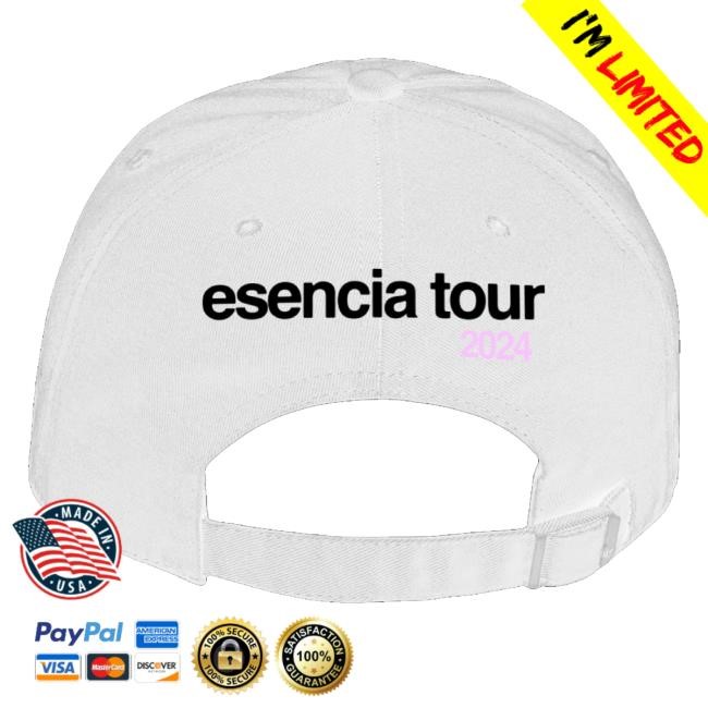 Official Parasiempre.Wav Merch Gorra Esencia Tour Flor Hostil Blanca Hat