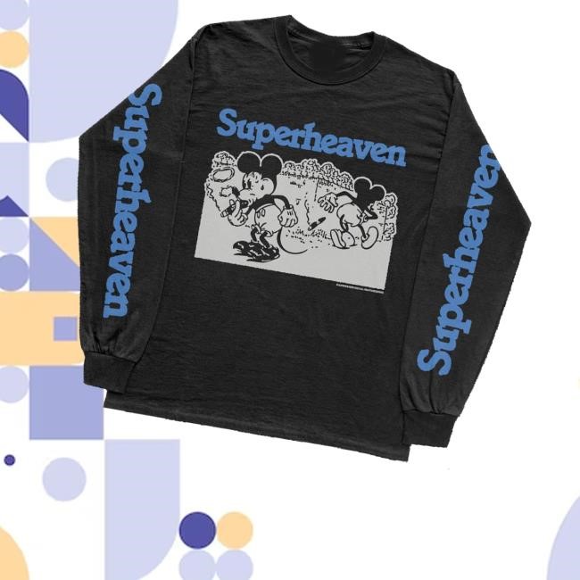 Superheaven Merch Smokin Mickey Hoodie Sweatshirt