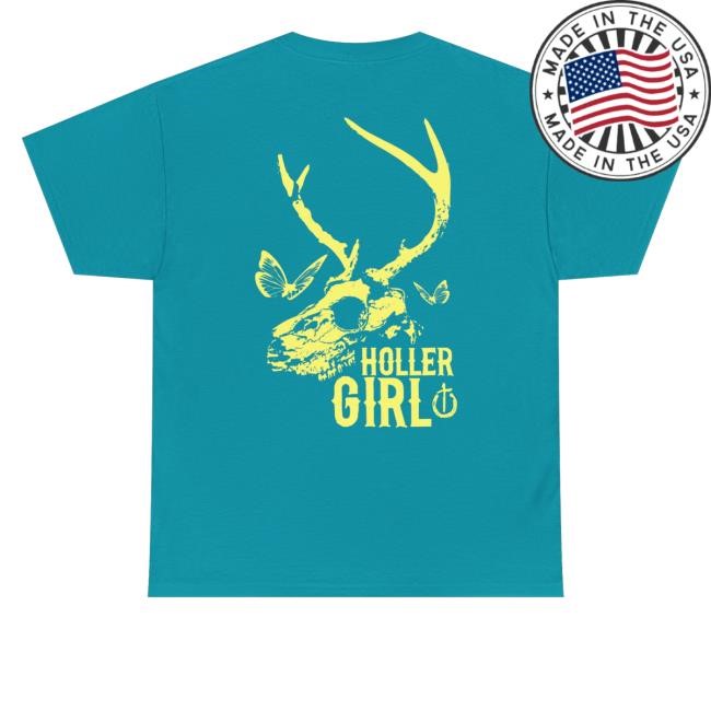 Upchurch Merch Official Holler Girl Skull Shirt