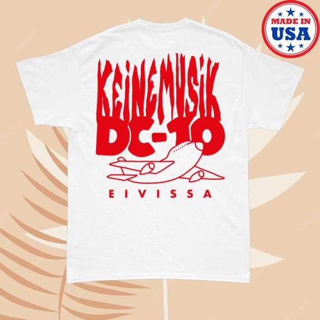 Official Keinemusik Merch Store Shop Dc10 2025 White Red T Shirt