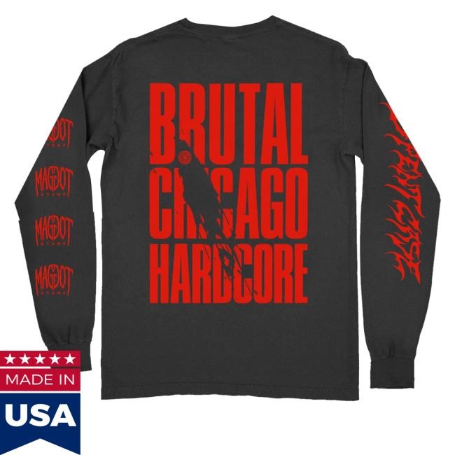 Maggot Stomp Spent Case - St Cover Brutal Chicago Hardcore Tee Shirt