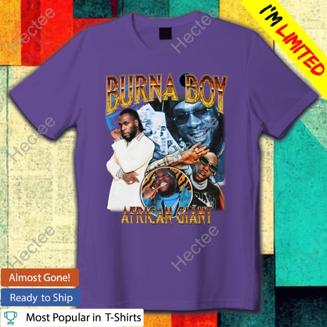 Sparkboyzco Merch Burna Boy African Giant Long Sleeve