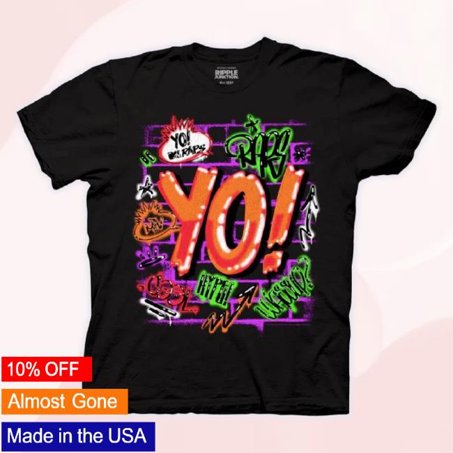 Official Ripple Junction Merch Store Yo! Mtv Raps Graffiti Tags Long Sleeve Tee Ripplejunction Shop