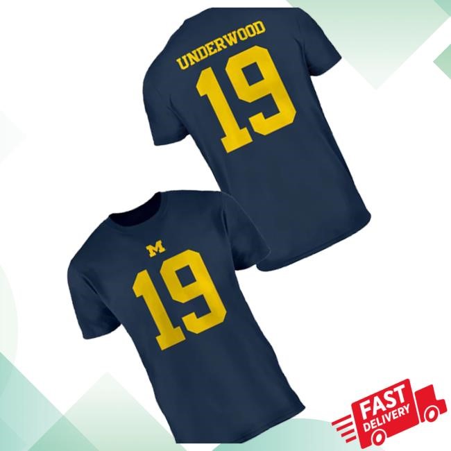 Valiant University Of Michigan Football Bryce Underwood Long Sleeve Shirt