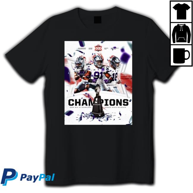 K-State Football Team 2022 Big 12 Champions Sweaters