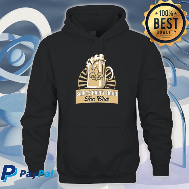 New Orleans Saints Happy Hour Fan Club Triblend Sweatshirts New Orleans Saints Happy Hour Fan Club Triblend Sweatshirts