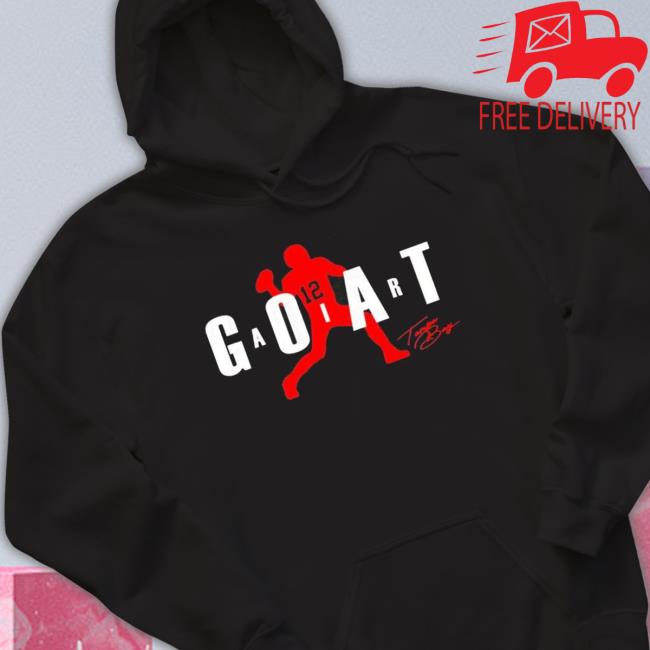 Official #12 Goat Air Rob Gronkowski And Signature American Football Tee Shirt