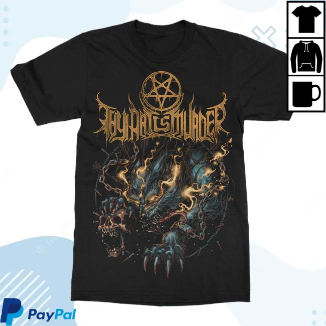 Official Thy Art Is Murder Merch Store Thy Art Is Murder Pagan Wolf Popover Shirt