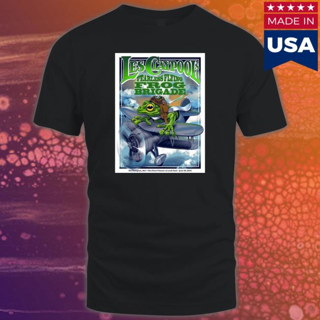Les Claypool’S Fearless Flying Frog Brigade 2023 Poster shirt, hoodie, tank top, sweater and long sleeve t-shirt
