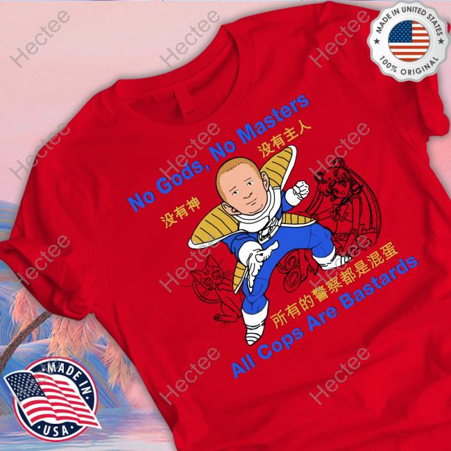 Official No Gods No Master All Cops Are Bastards Shirt