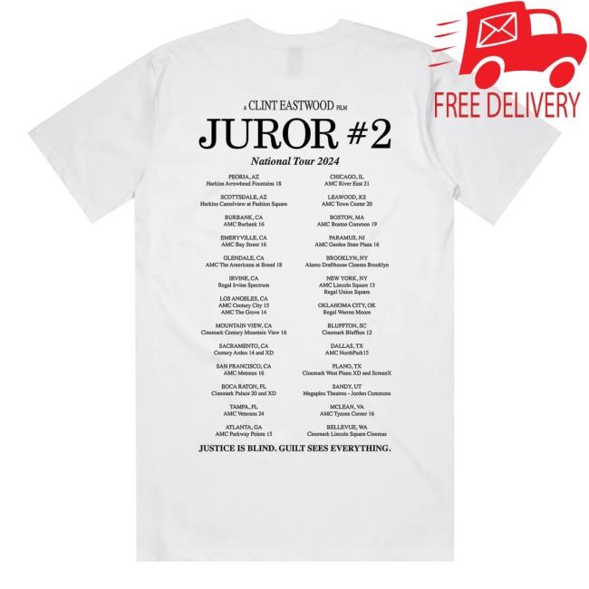 Juror #2 U.S. Tour Sweatshirt Screen Slate