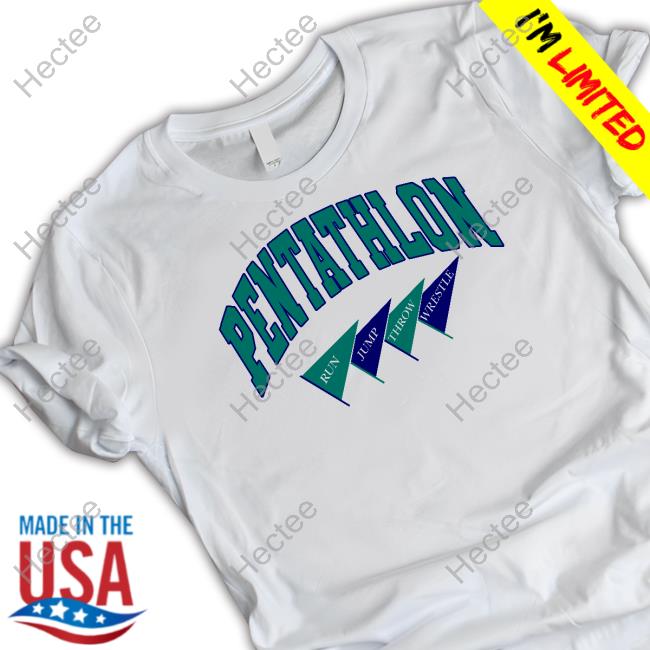 Kyle Merber Pentathlon Run Jump Throw Wrestle Tee