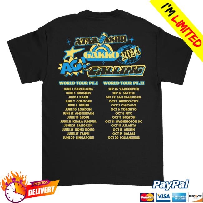 Ag Calling Blue & Black Tour T-Shirt, Hoodie, Tank Top, Sweater And Long Sleeve T-Shirt