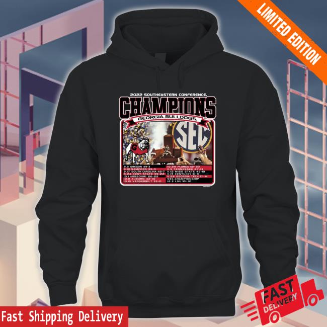 Georgia Bulldogs 2022 Southeastern Conference Sec Champion Sweatshirt