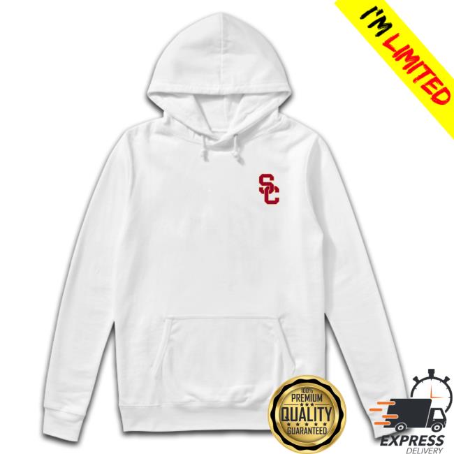 Usc Trojans Men’S Vineyard Vines White In La Helmet Whale Crewneck Sweatshirt Usc Trojans Men’S Vineyard Vines White In La Helmet Whale Sweatshirt