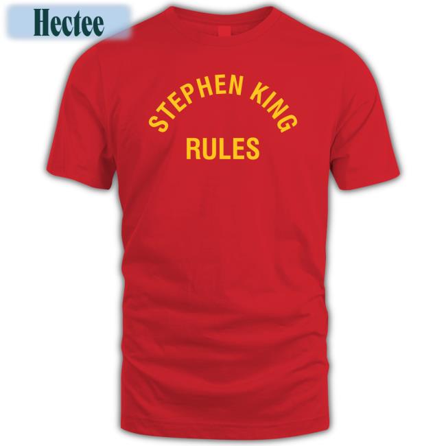 Monster Squad Stephen King Rules Shirt