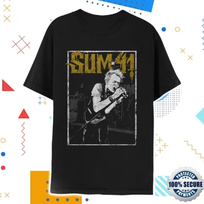 Original Illustrated Live Shot Shirt Sum41 Shop