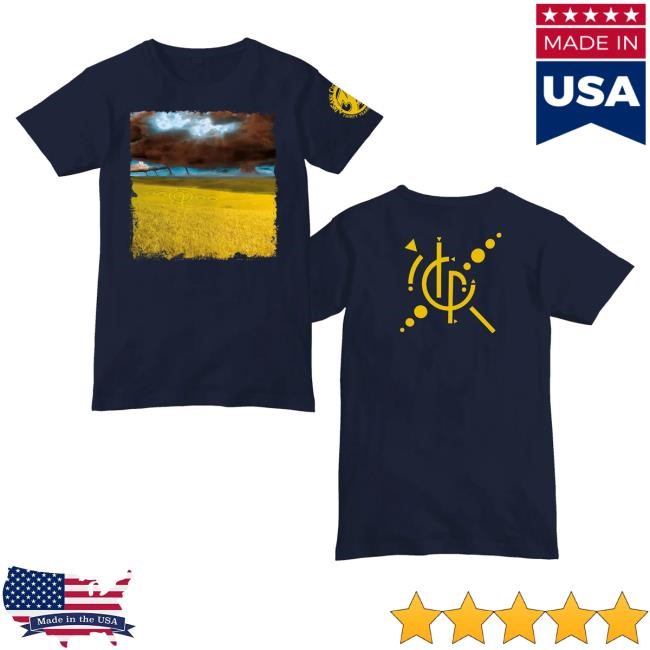 Psychopathic Records Merch Insane Clown Posse Storm Clouds (The Calm) Navy Sweatshirt